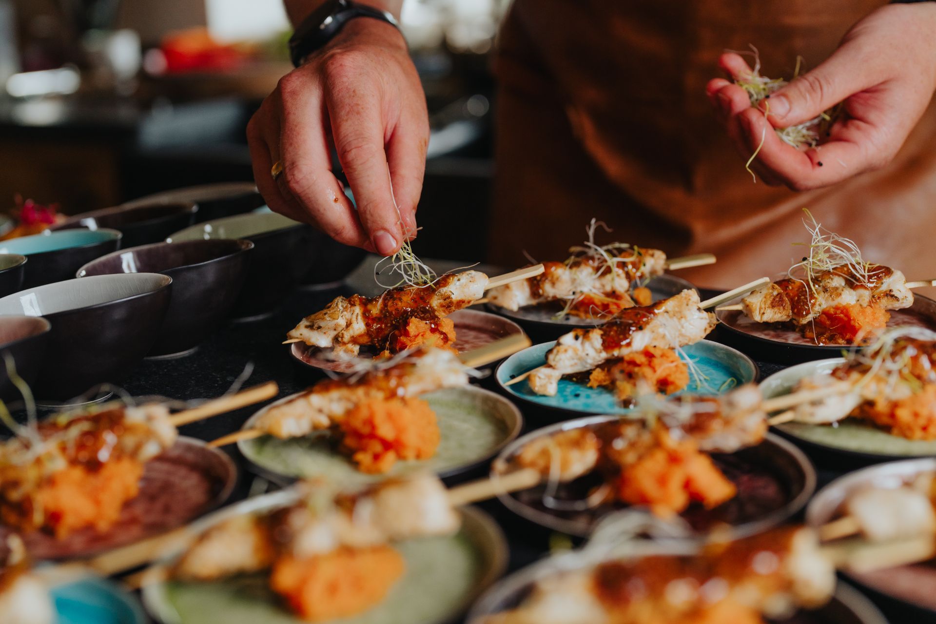 Smaakvolle creatieve gerechten nom nom catering